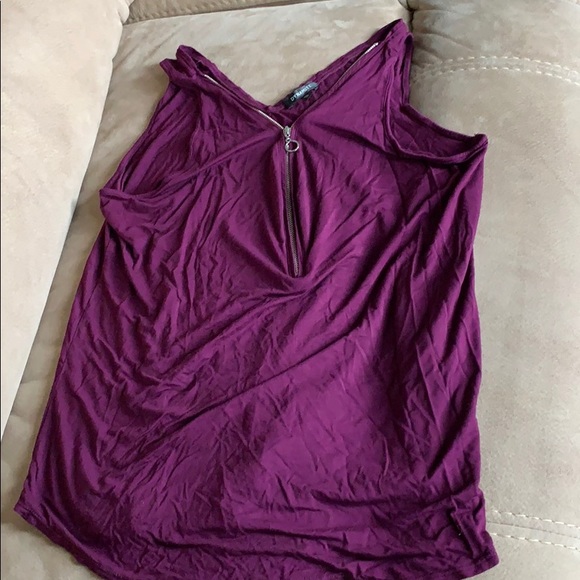 Dynamite Tops - Dynamite zip up shirt